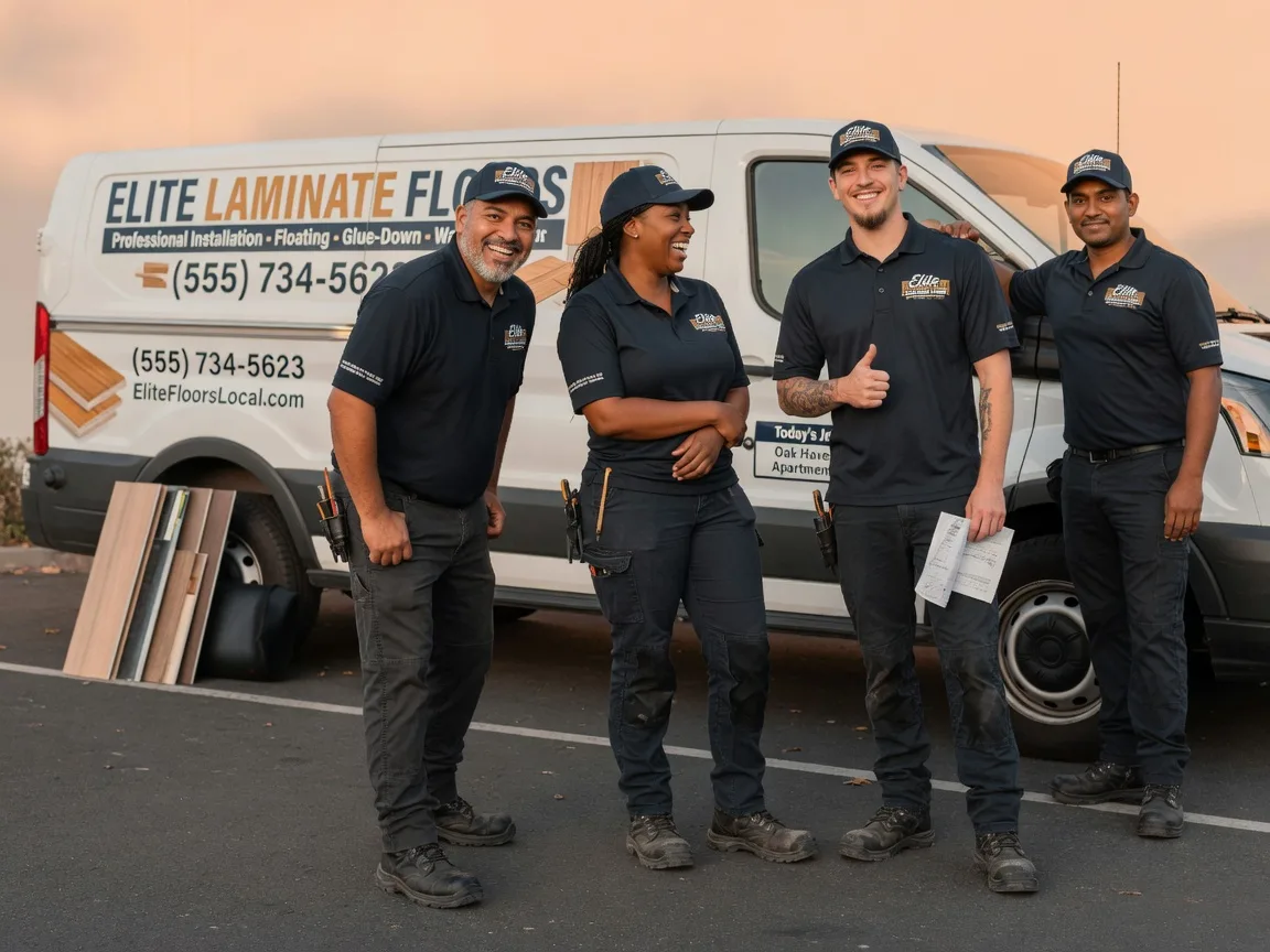 Laminate flooring installation company in Minford, OH